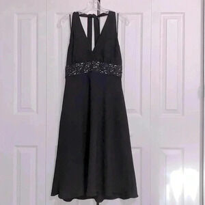 Jones wear black & lace dress size 12